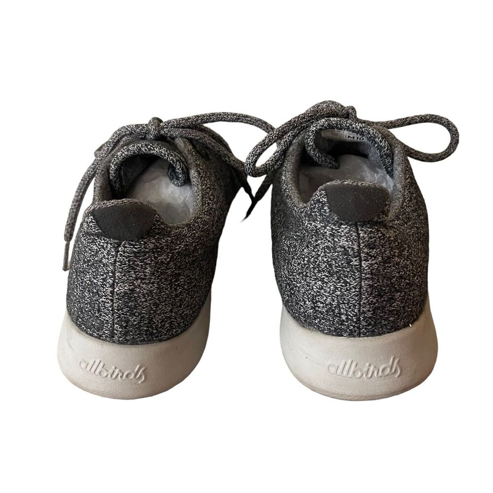 Allbirds Mens 10 Wool Runner Sneakers Lace Up Comfort Gray Athletic Shoes - Picture 6 of 9